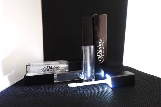 Divine clear glitter gloss
