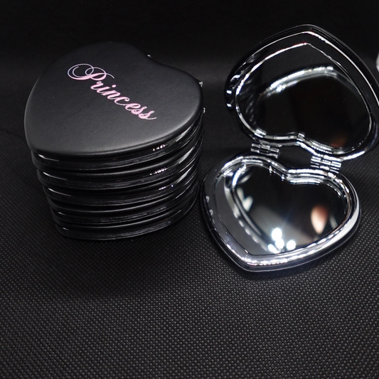 Princess Heart Compact Mirror